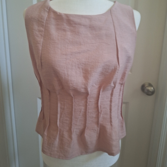 SHEIN Tops - Elegant Light Pink Sleeveless Top Size L